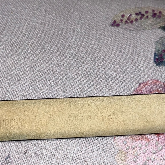 VINTAGE YSL WOMENS BELT SZ 36/90 FITS SZ 10/12 - Picture 7 of 9